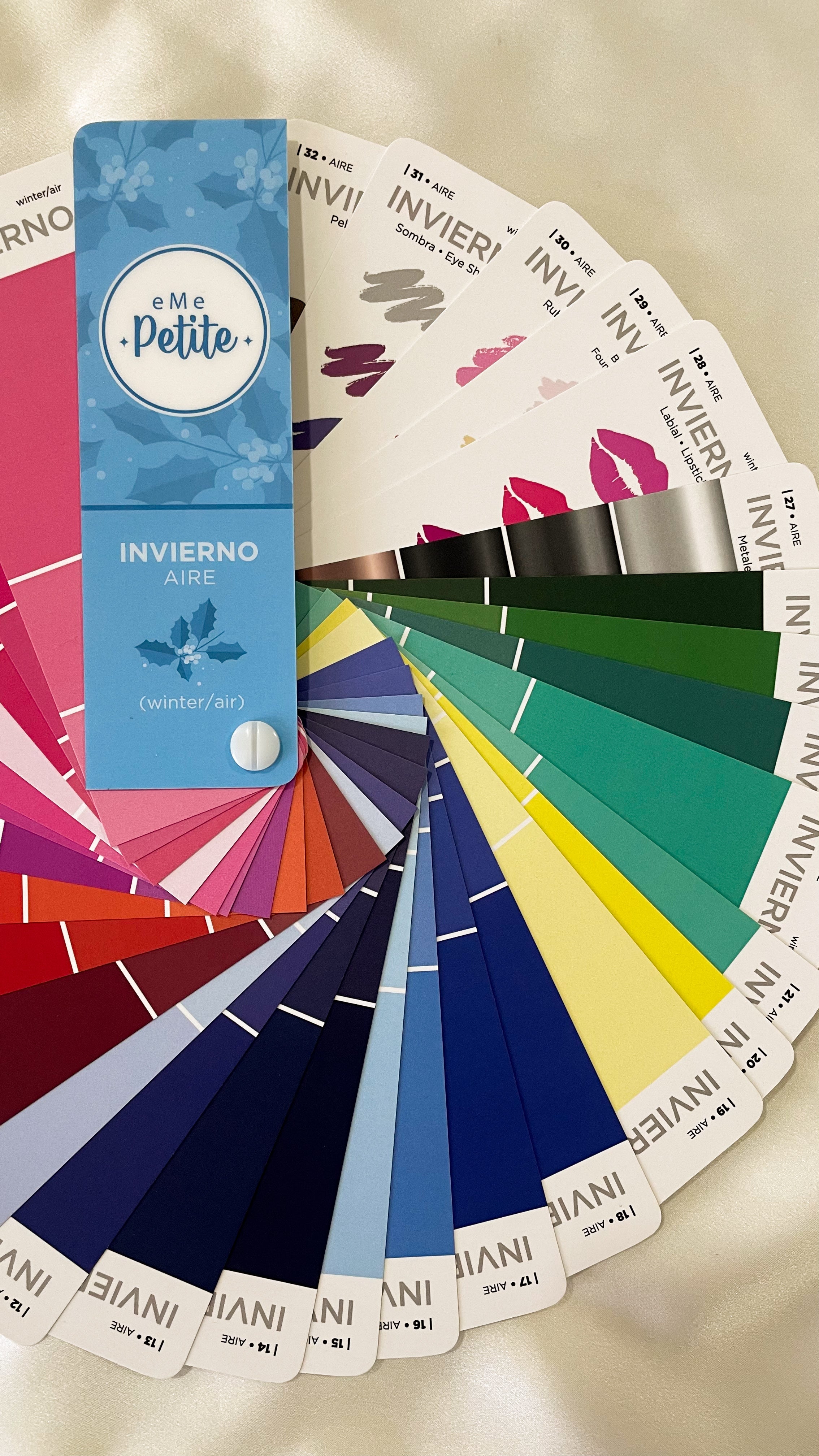 Pantoneras de colorimetría por estación Mi tienda